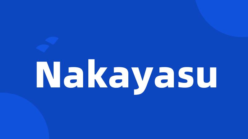 Nakayasu