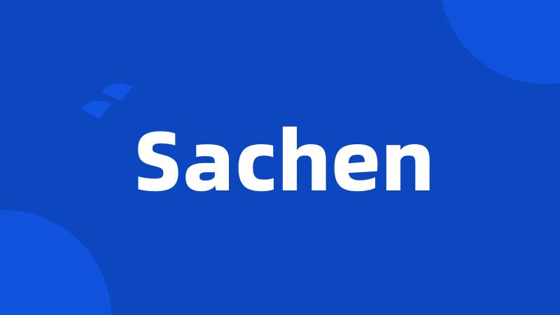 Sachen