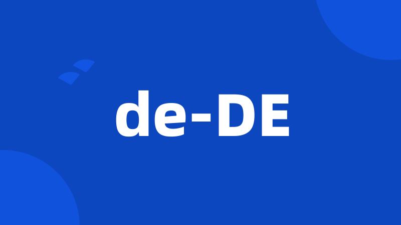 de-DE