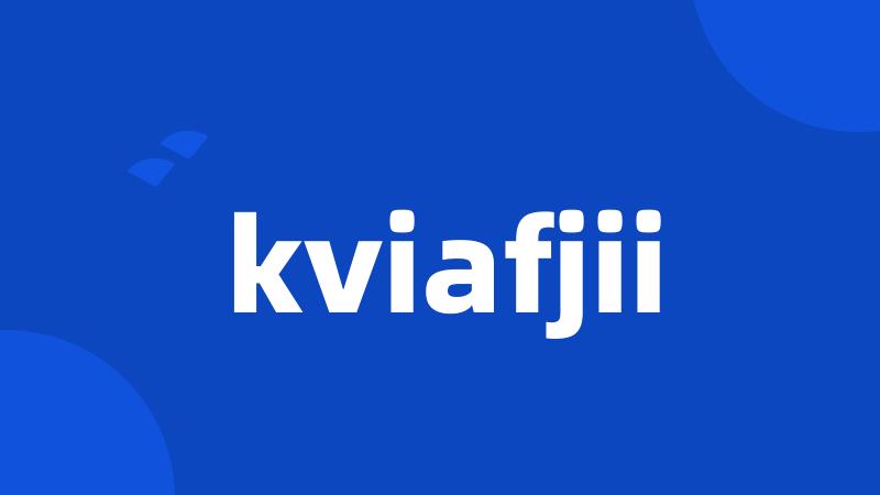 kviafjii