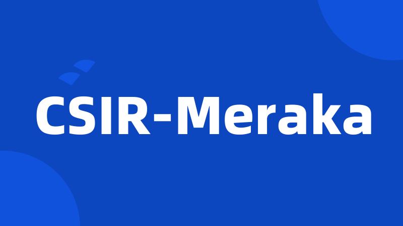 CSIR-Meraka