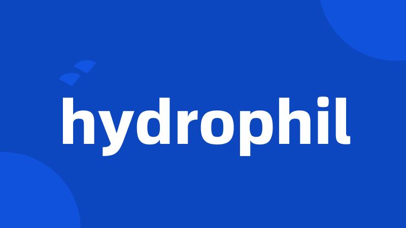 hydrophil