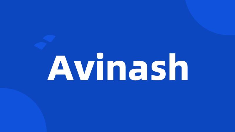Avinash