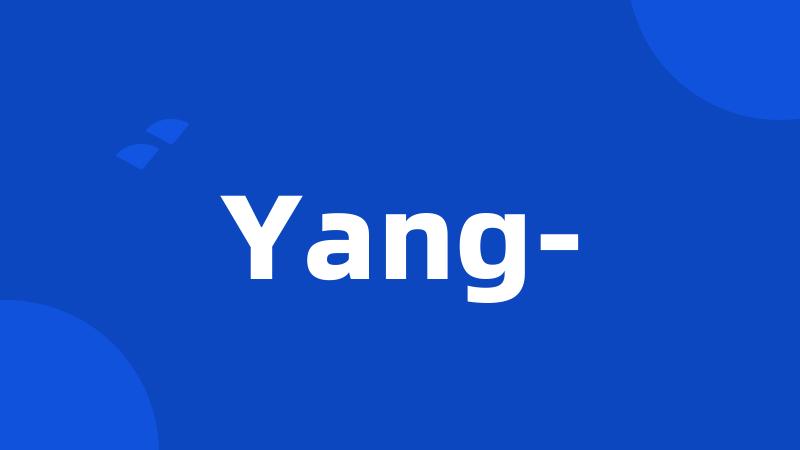 Yang-