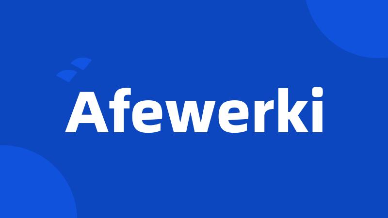 Afewerki