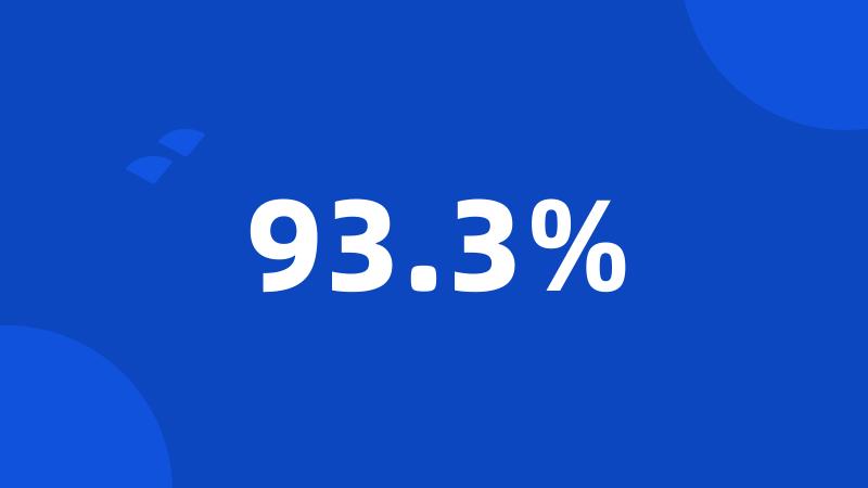 93.3%