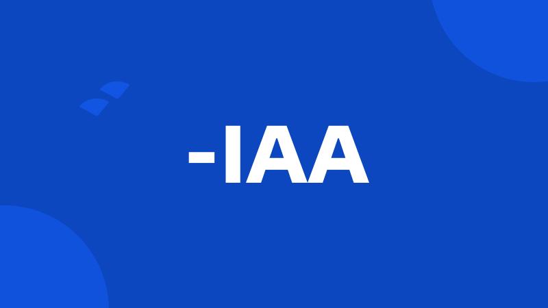 -IAA