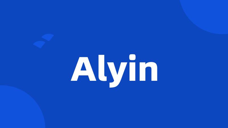 Alyin