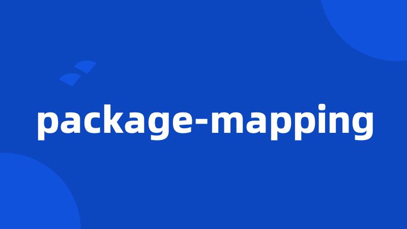 package-mapping