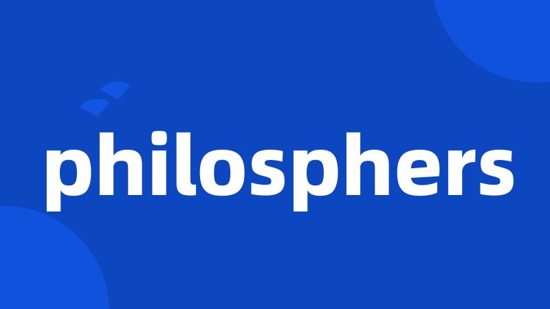 philosphers
