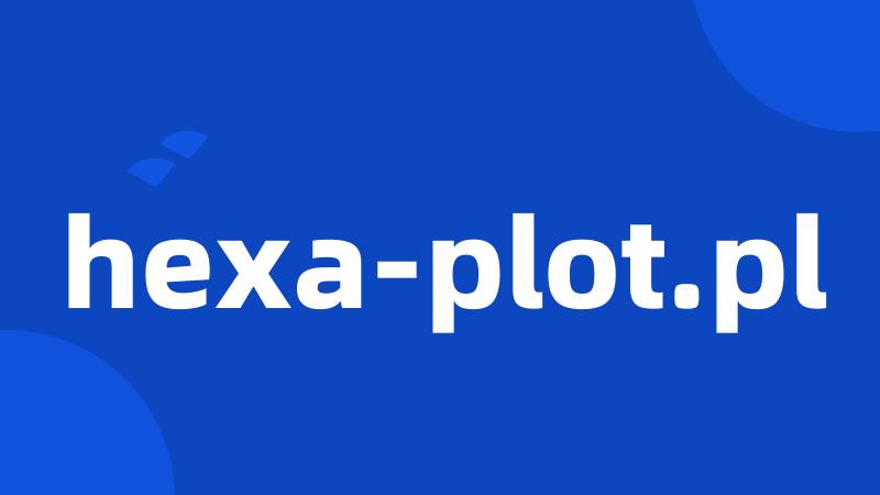 hexa-plot.pl