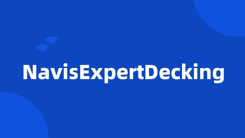 NavisExpertDecking