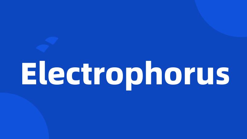 Electrophorus