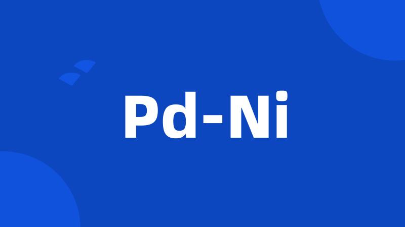 Pd-Ni