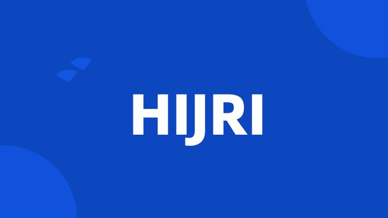 HIJRI