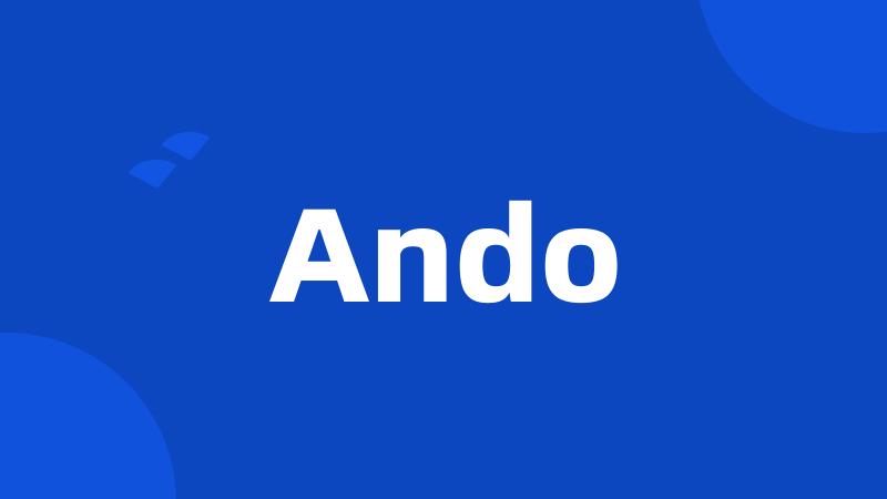 Ando