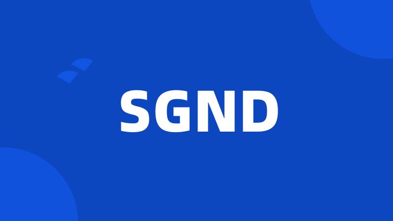 SGND