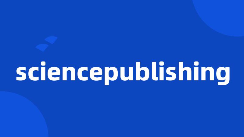 sciencepublishing