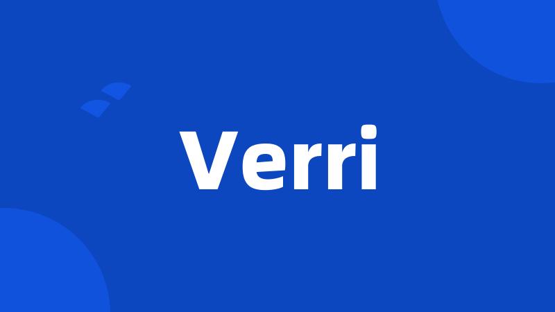 Verri