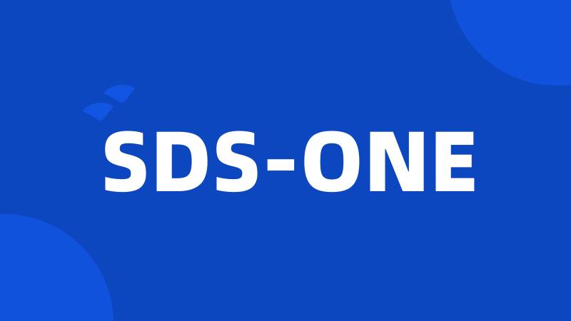 SDS-ONE