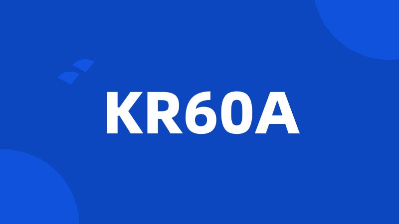 KR60A