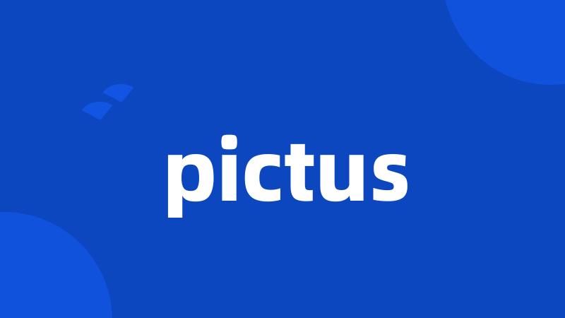 pictus