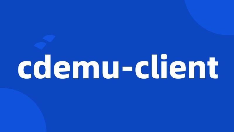 cdemu-client