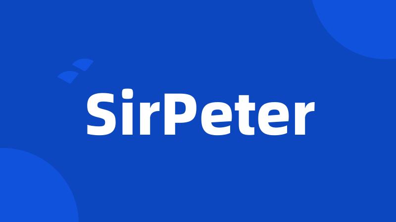 SirPeter