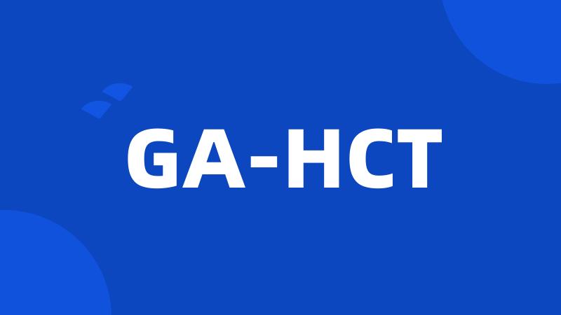 GA-HCT