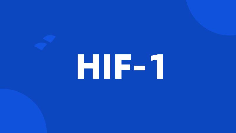 HIF-1