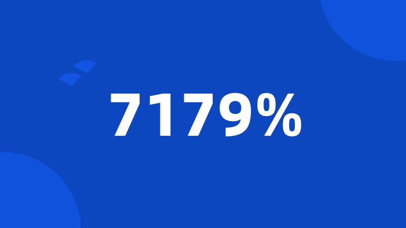 7179%