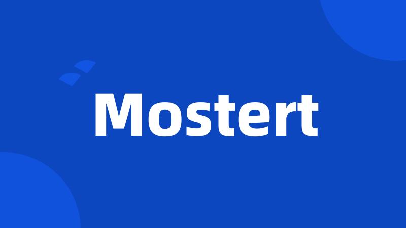 Mostert