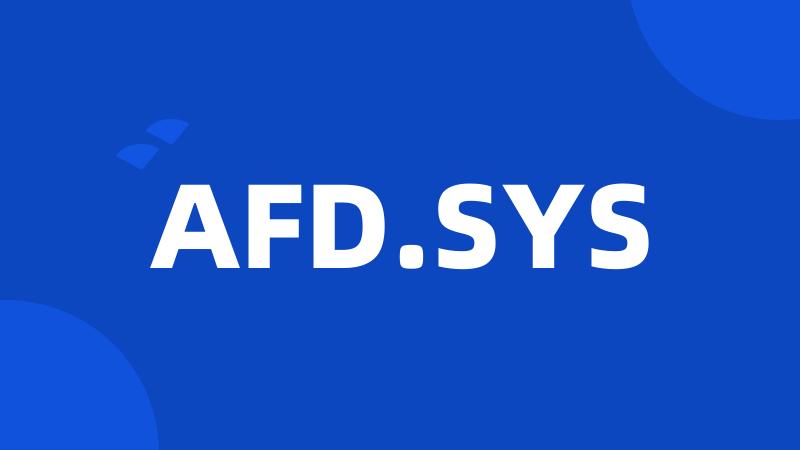 AFD.SYS