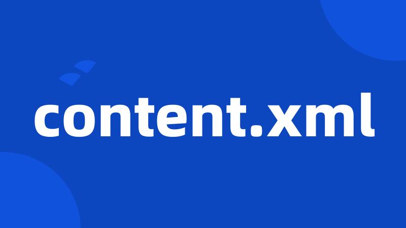 content.xml