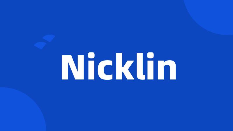 Nicklin