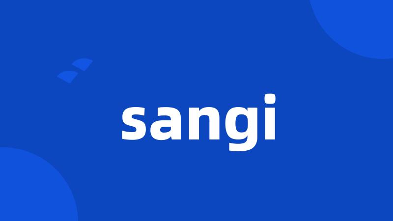 sangi