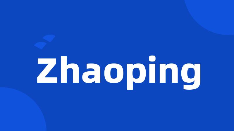 Zhaoping