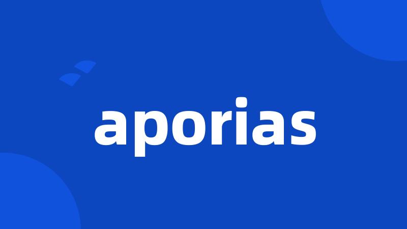 aporias