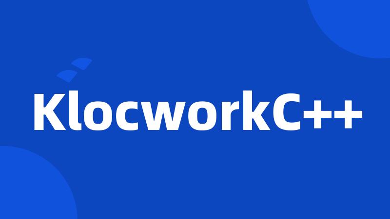 KlocworkC++