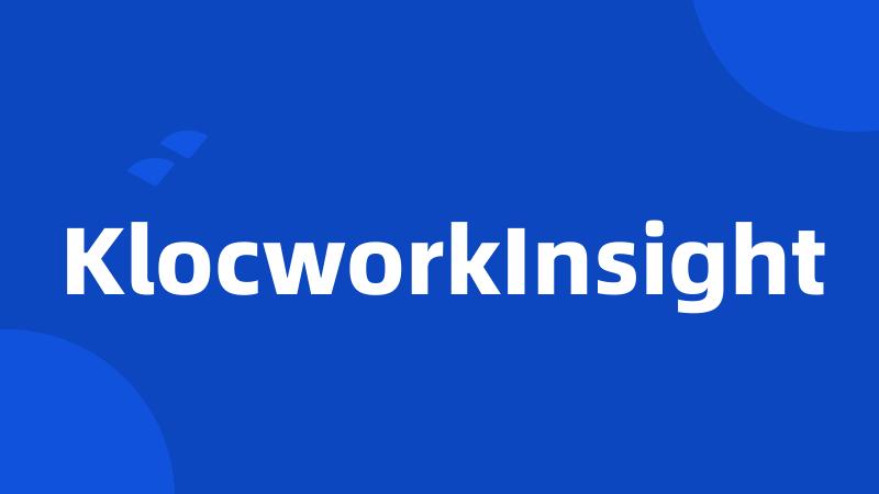 KlocworkInsight