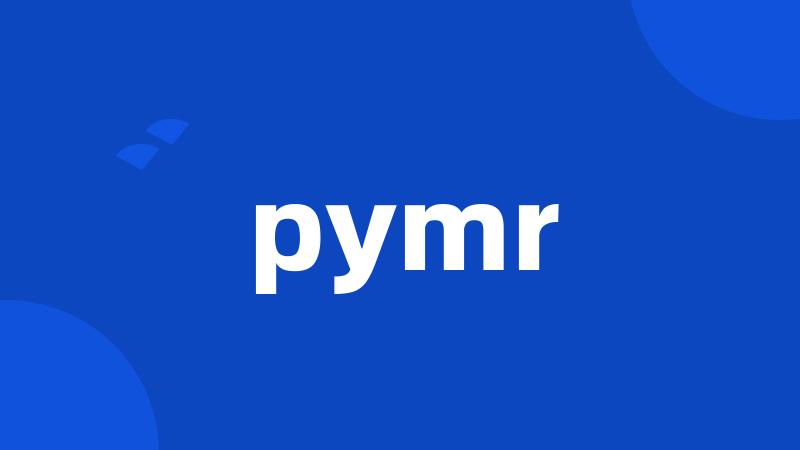 pymr