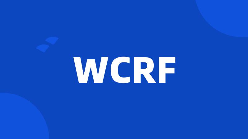 WCRF