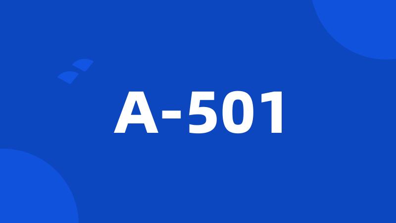 A-501