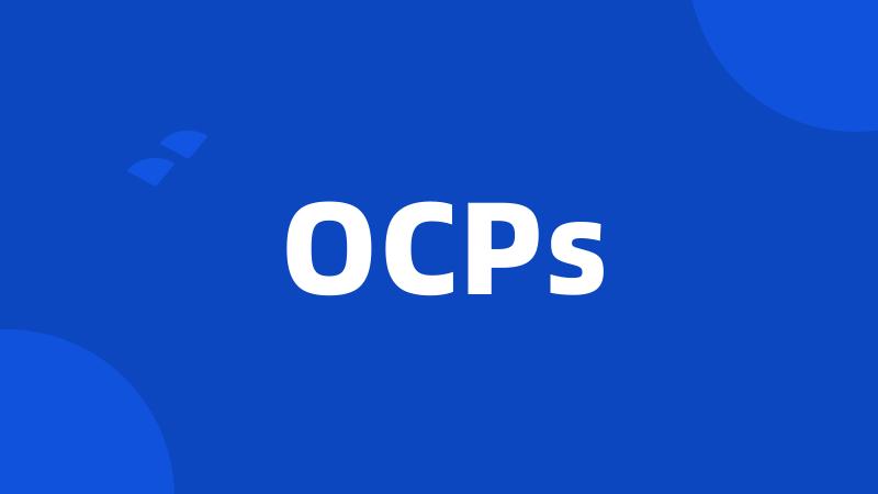 OCPs