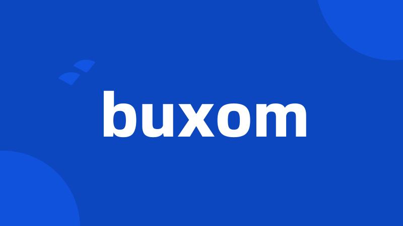 buxom