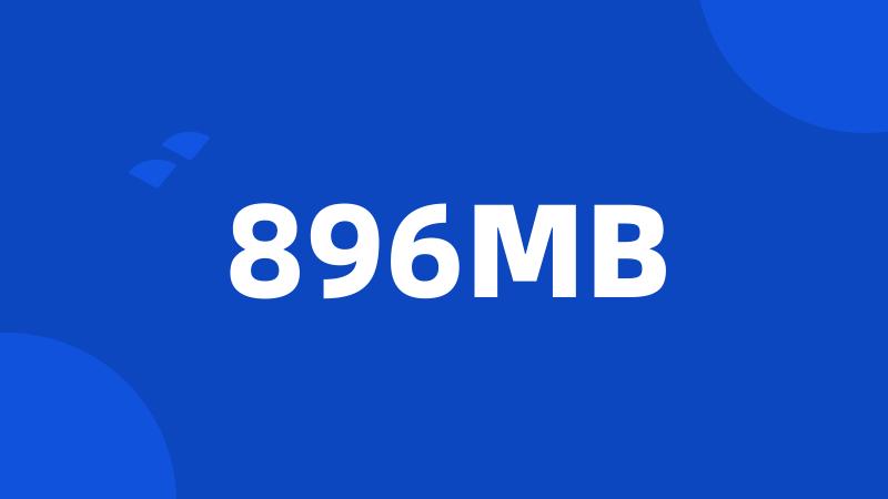 896MB