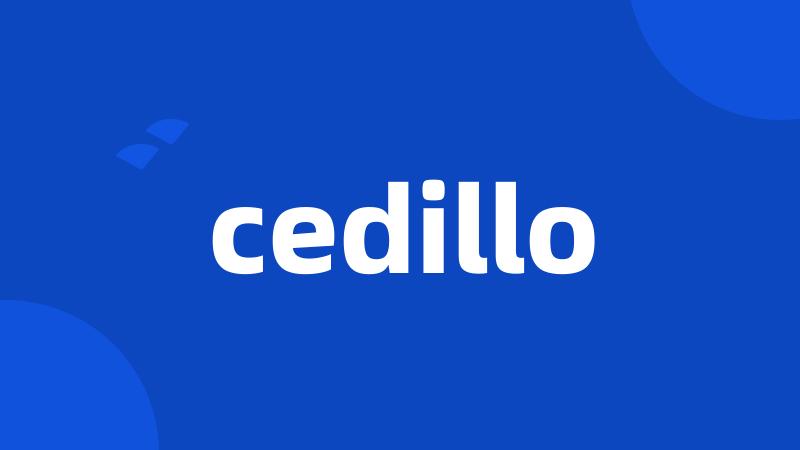 cedillo