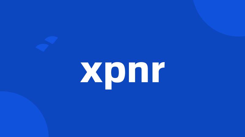 xpnr