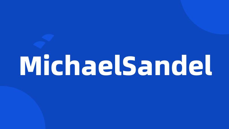 MichaelSandel