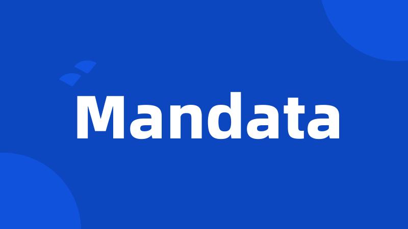 Mandata